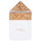 مدس بنات بطبعة خريطة باللون البيج و الأبيض, 1, hi-res