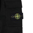 Boys Black Logo Trousers, 1, hi-res