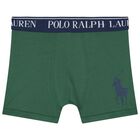 Boys Green, Orange & Green Logo Boxer Shorts ( 3-Pack ), 1, hi-res