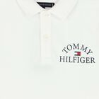 Boys White Logo Polo Shirt, 1, hi-res