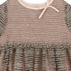 فستان باللون الزهرى والاسود, 1, hi-res