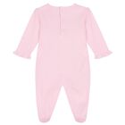 أفرول بنات بطبعة الزهور باللون الأبيض, 1, hi-res