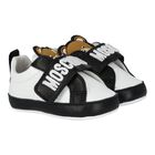 Black & White Teddy Bear Baby Pre Walker Shoes, 2, hi-res