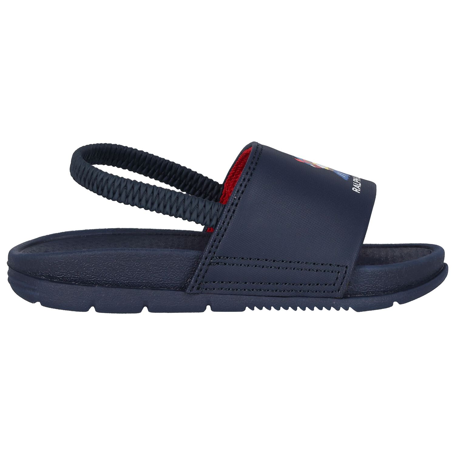 Boys Navy Blue Polo Bear Sliders, 1, hi-res image number null