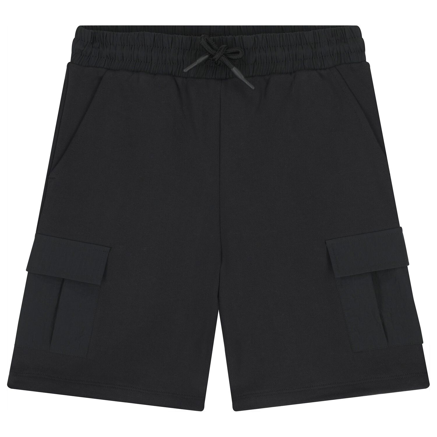 Boys Boys Black Logo Shorts, 1, hi-res