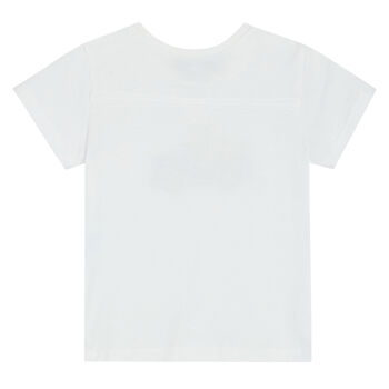 Younger Boys White Animals T-Shirt