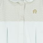 Baby Boys Blue & Gold Logo Babygrow, 2, hi-res
