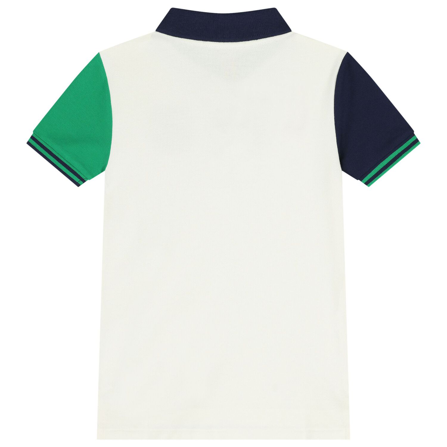 Boys Ivory Crest Logo Polo Shirt, 1, hi-res