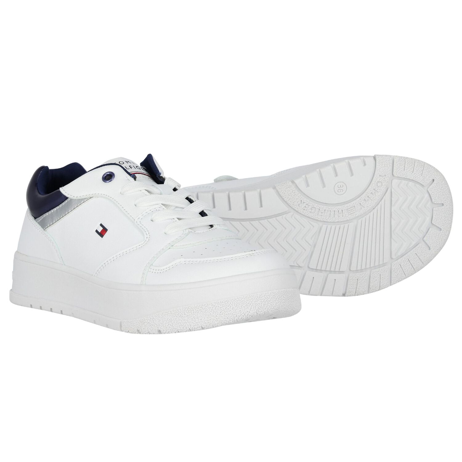 White Logo Trainers, 1, hi-res image number null