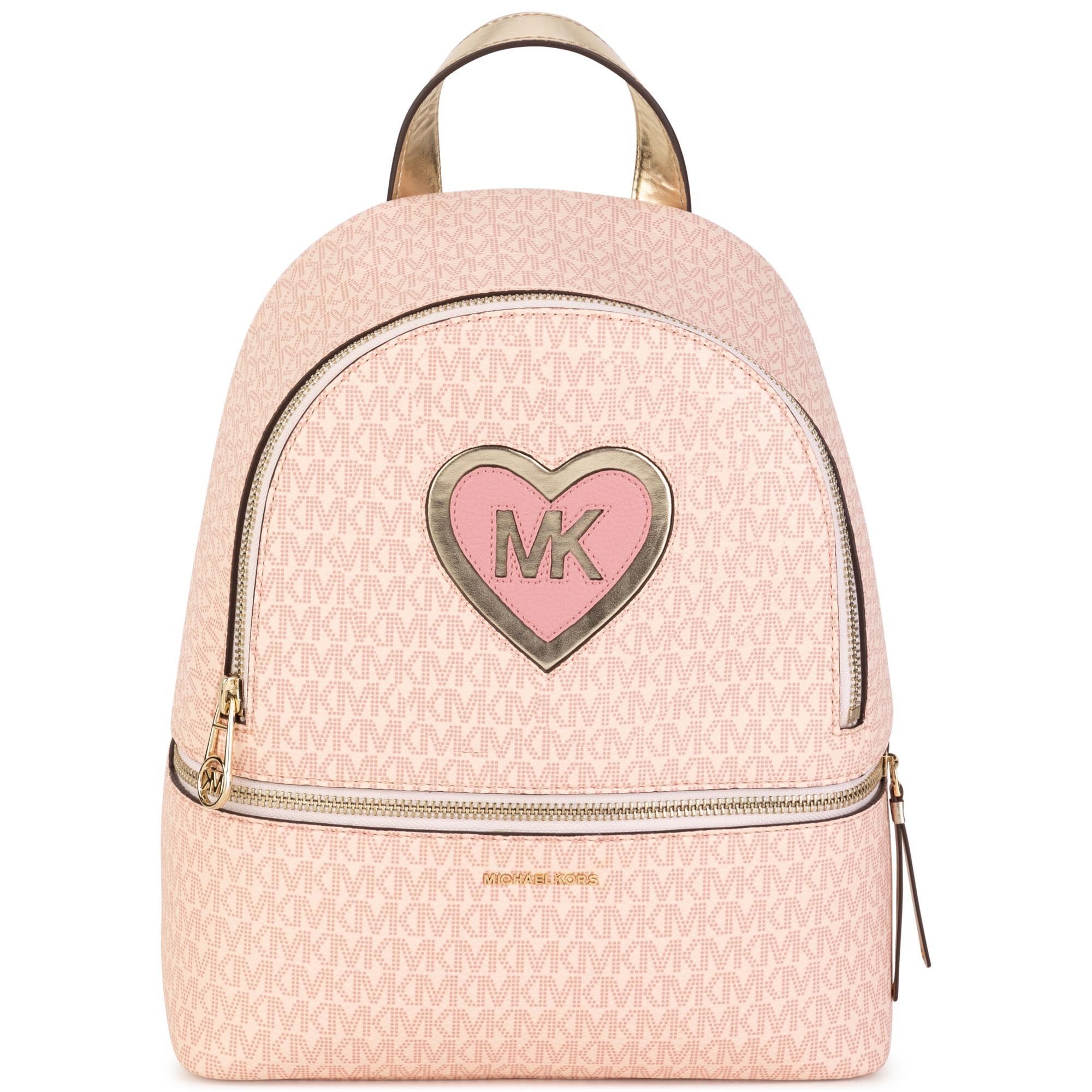 MICHAEL KORS Girls Pink Logo Backpack Junior Couture UAE