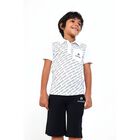 شورت أولاد بالشعار باللون الأسود, 1, hi-res
