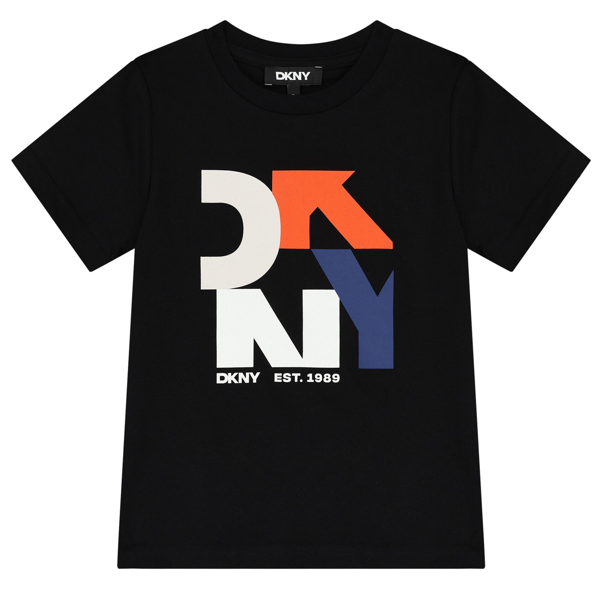 DKNY Boys Black Logo T Shirt Junior Couture UAE