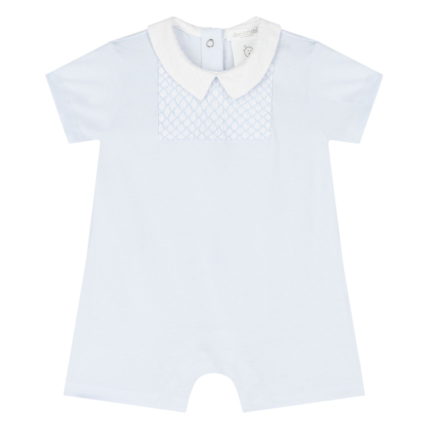 Baby Boys Blue Romper, 1, hi-res image number null