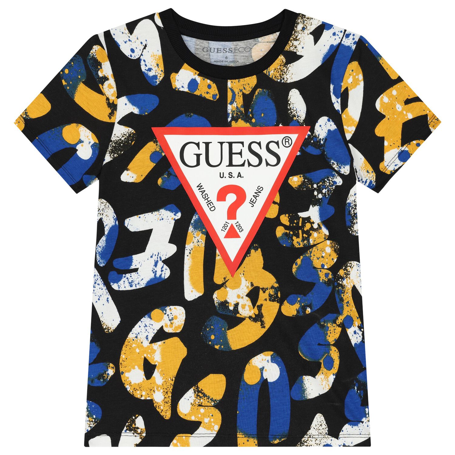 Boys Black Logo T-Shirt, 1, hi-res image number null