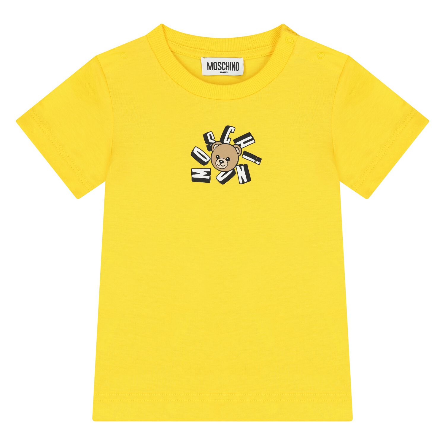 Younger Yellow Teddy Bear Logo T-Shirt, 5, hi-res