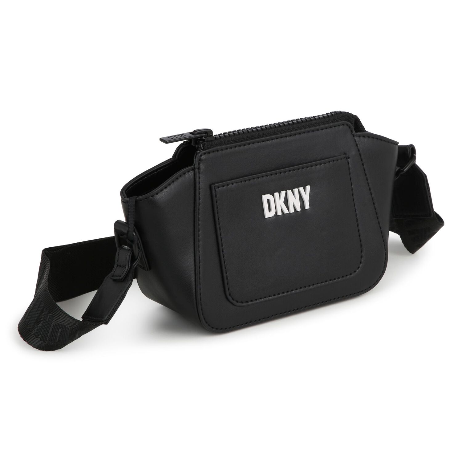 حقيبة كتف بنات باللون الأسود, 1, hi-res