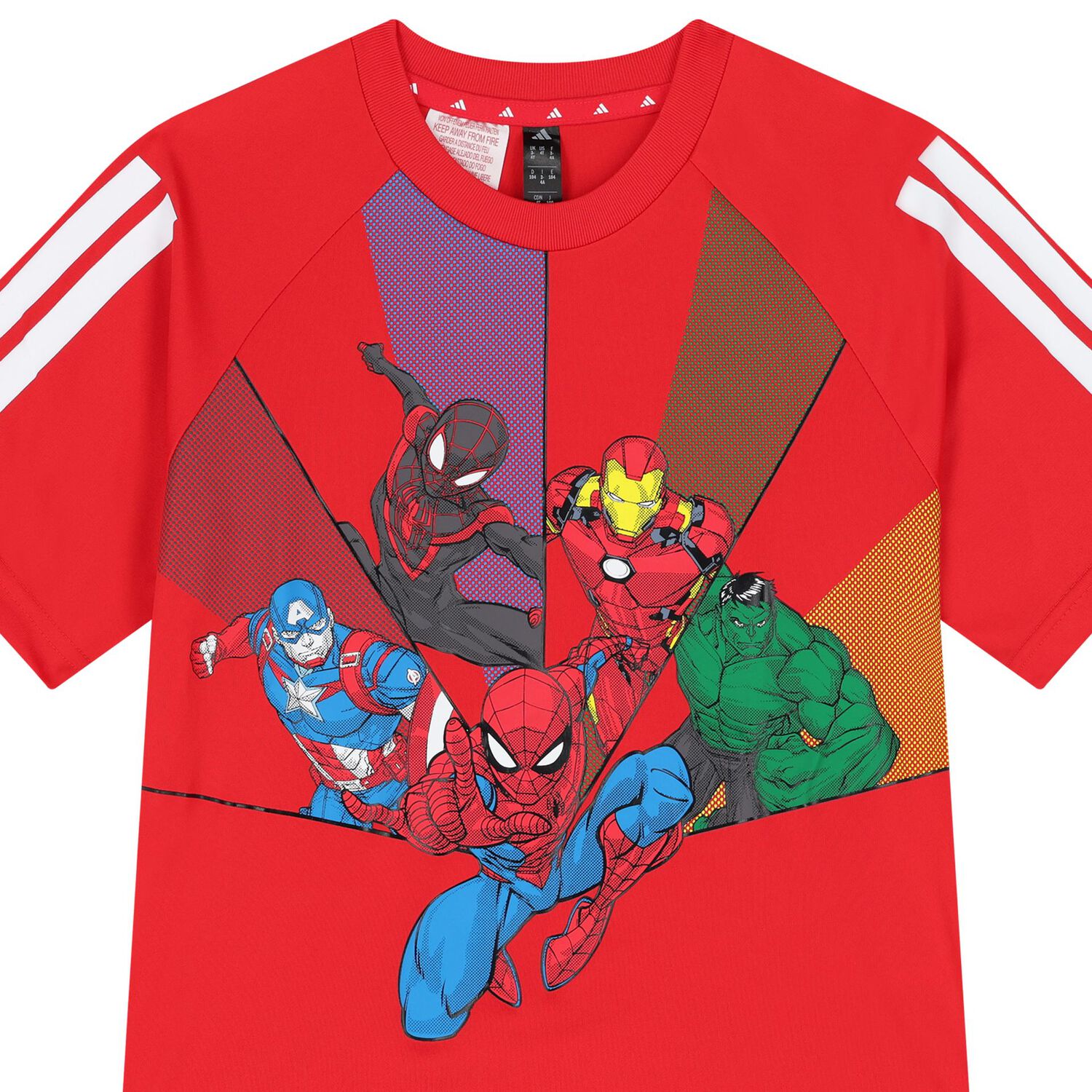 Boys Red Marvel T-Shirt, 1, hi-res image number null