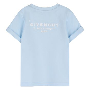 Younger Boys Blue Logo T-Shirt