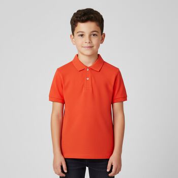 Boys Red Polo Shirt