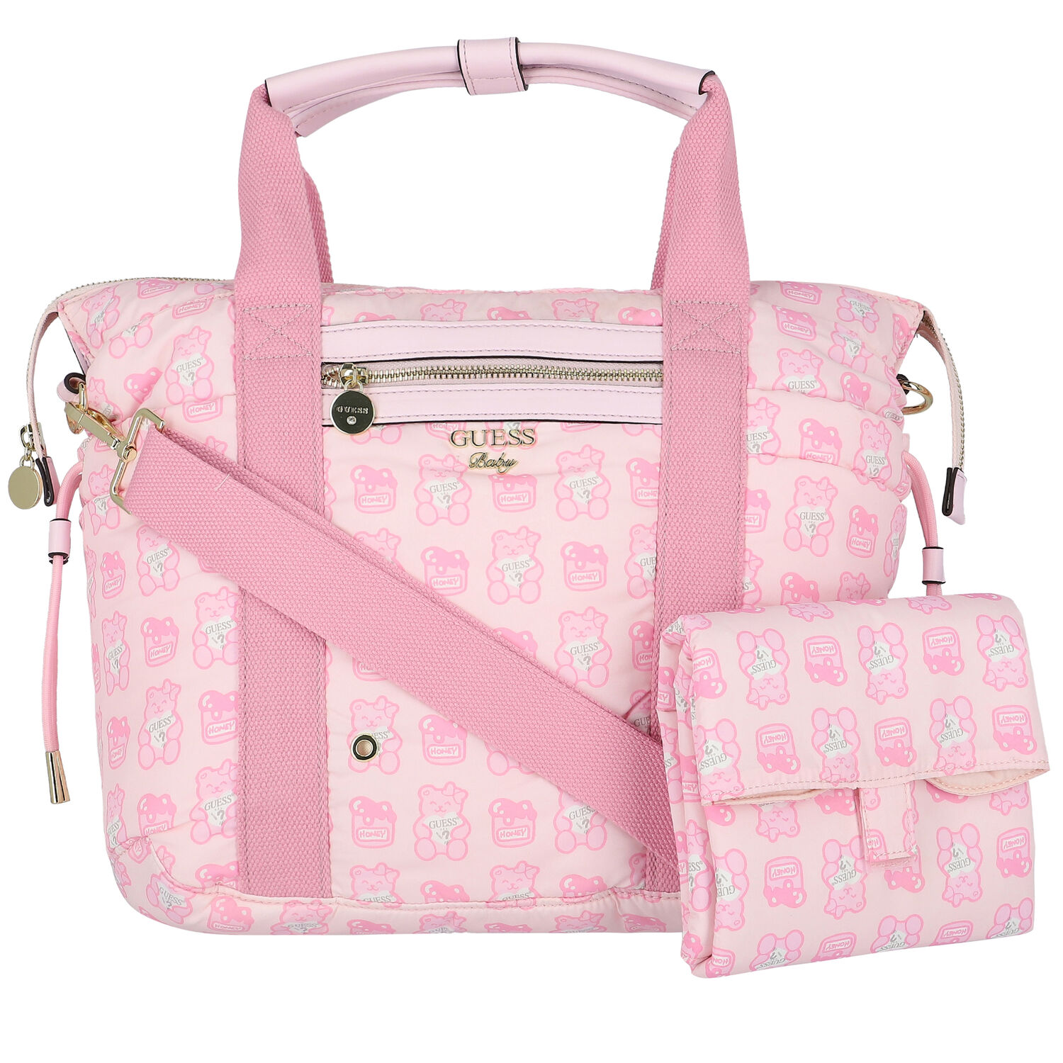 Pink Logo Baby Changing Bag, 4, hi-res