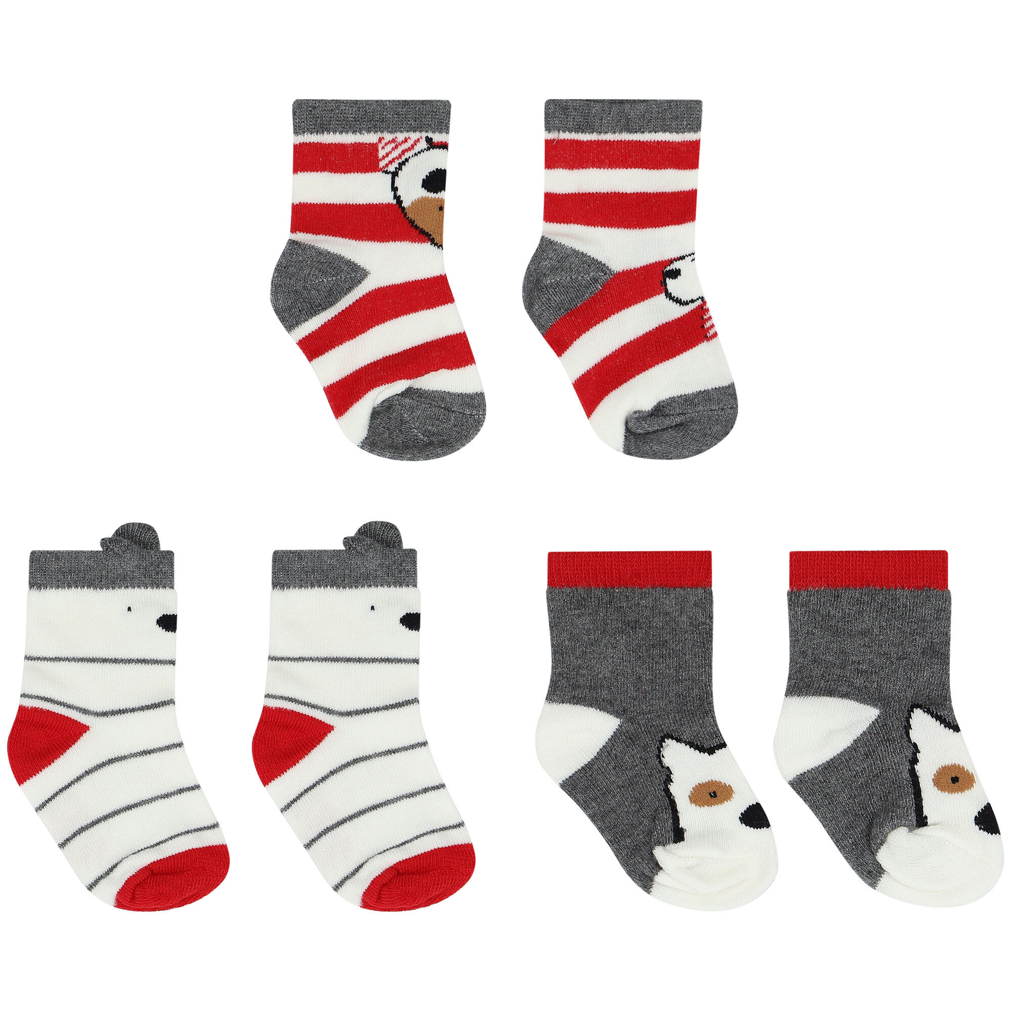 Red baby cheap socks boy