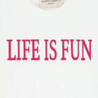 Girls White T-Shirt, 1, hi-res