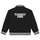 توب اولاد هودى بسحاب بالشعار باللون الاسود, 1, hi-res