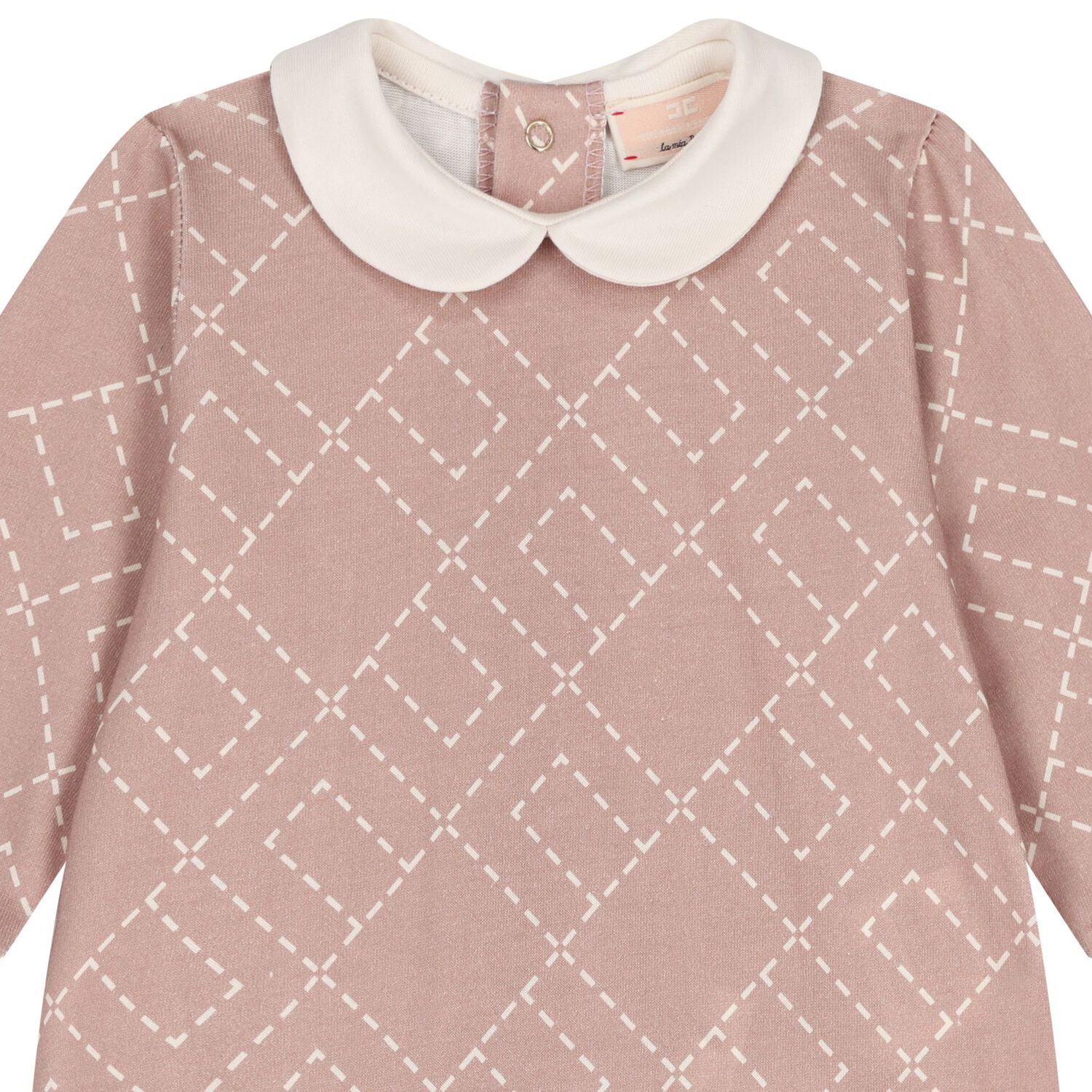 ملابس أطفال باللون وردية بشعار للبنات, 1, hi-res