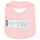 Baby Girls Pink Teddy Bear Logo Hat & Bib Gift Set, 5, hi-res