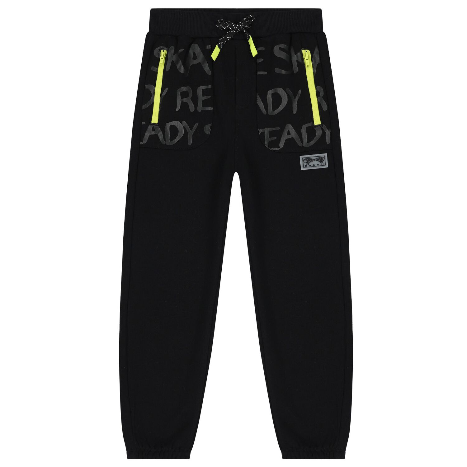 Boys Black Joggers, 1, hi-res image number null