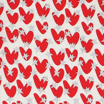 Girls Ivory & Red Hearts Dress Set