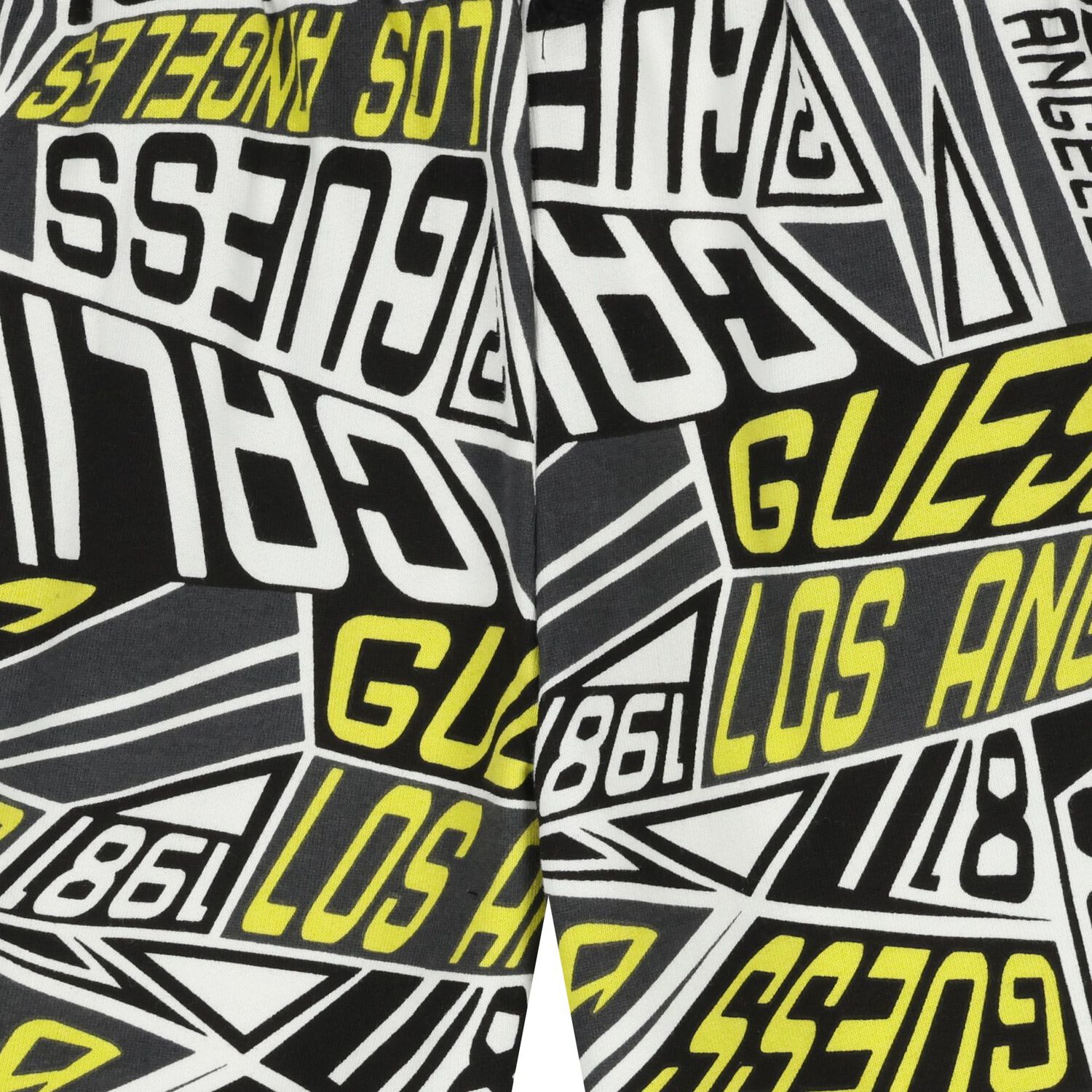 Boys Black Logo Shorts, 2, hi-res