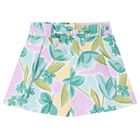 Girls Multi-Coloured Floral Shorts, 3, hi-res