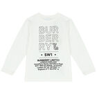 White Logo Cotton T-Shirt, 1, hi-res