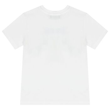 Boys White Logo T-Shirt