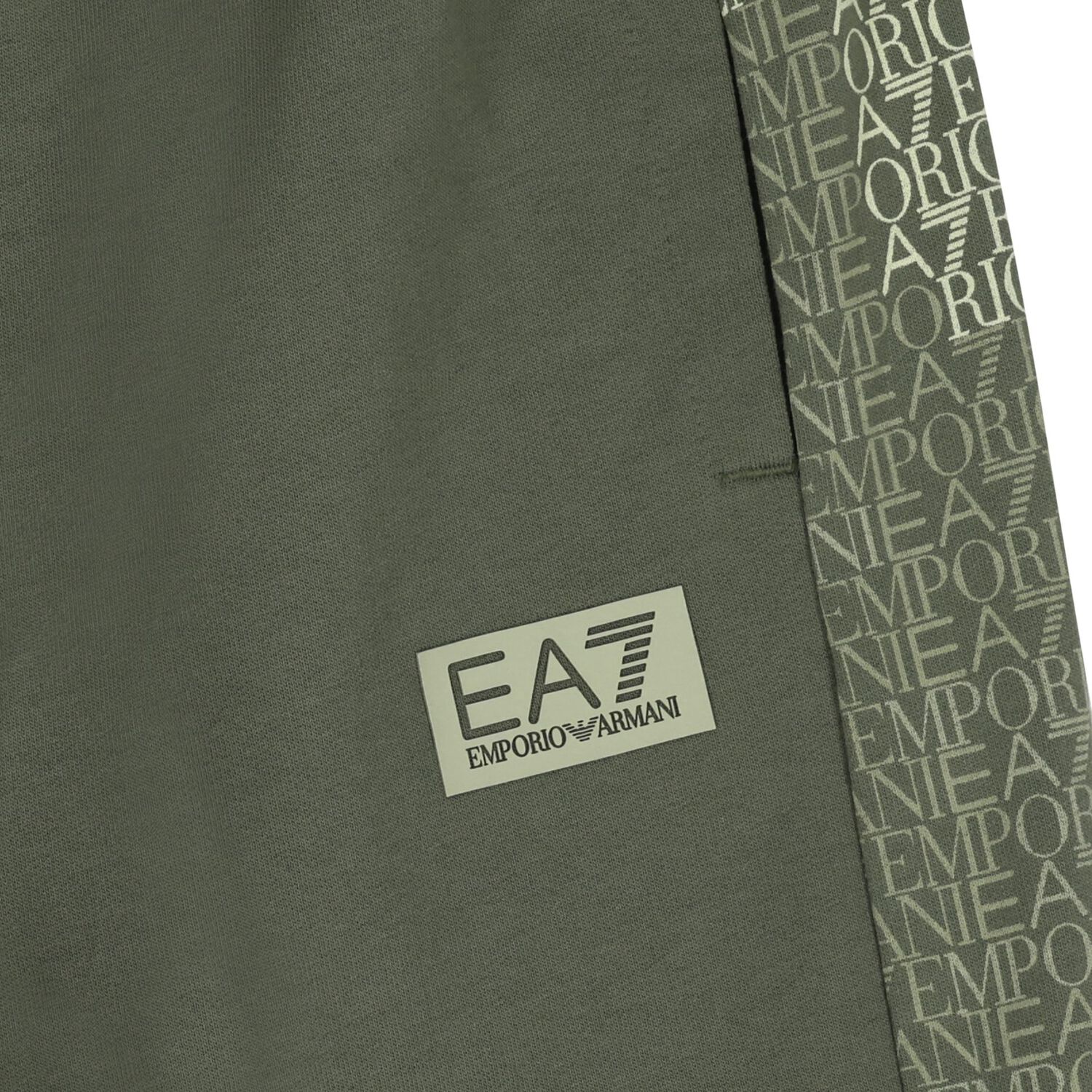 Boys Green Logo Joggers, 1, hi-res