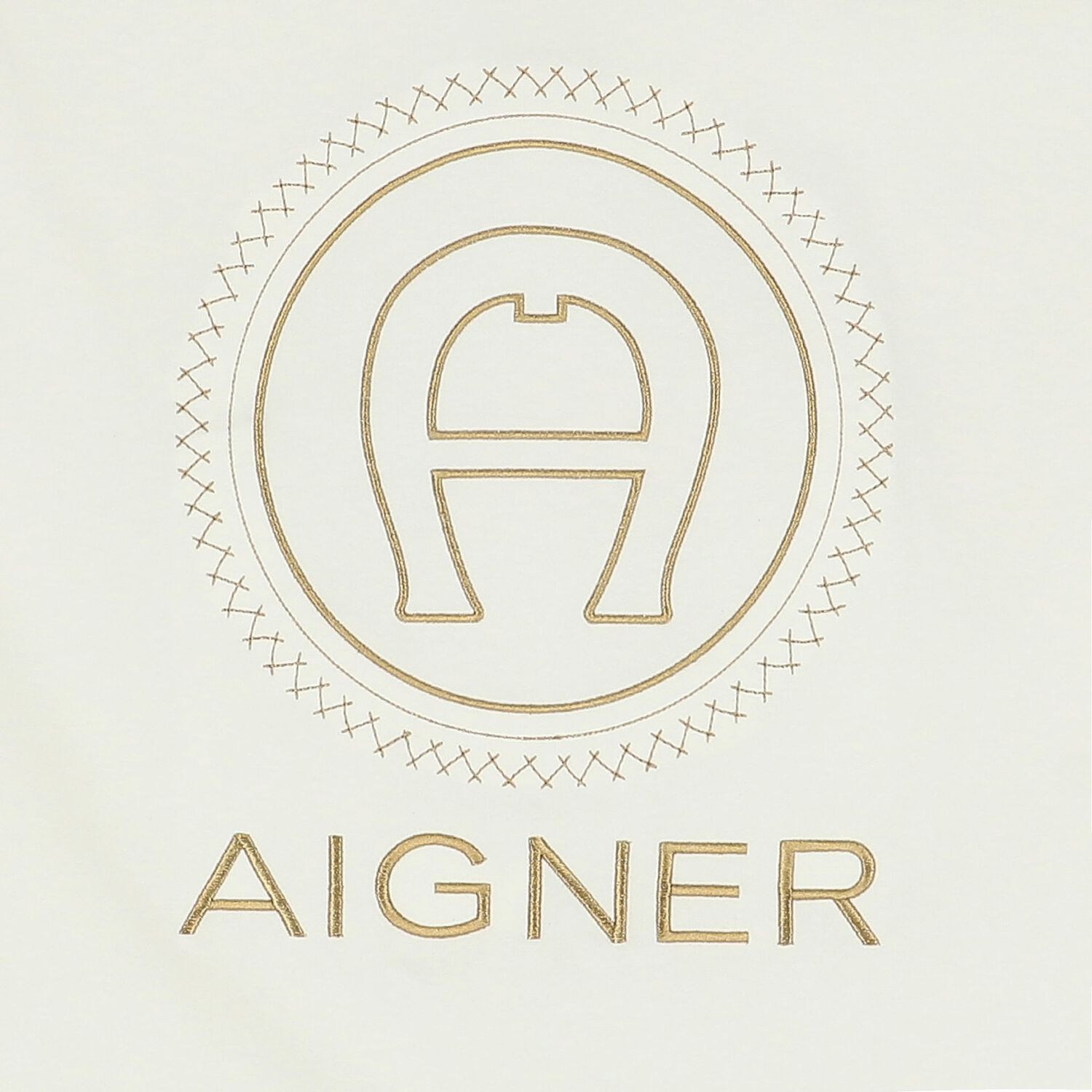 Ivory & Gold Logo Baby Blanket, 1, hi-res image number null