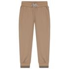 Boys Beige Joggers, 2, hi-res