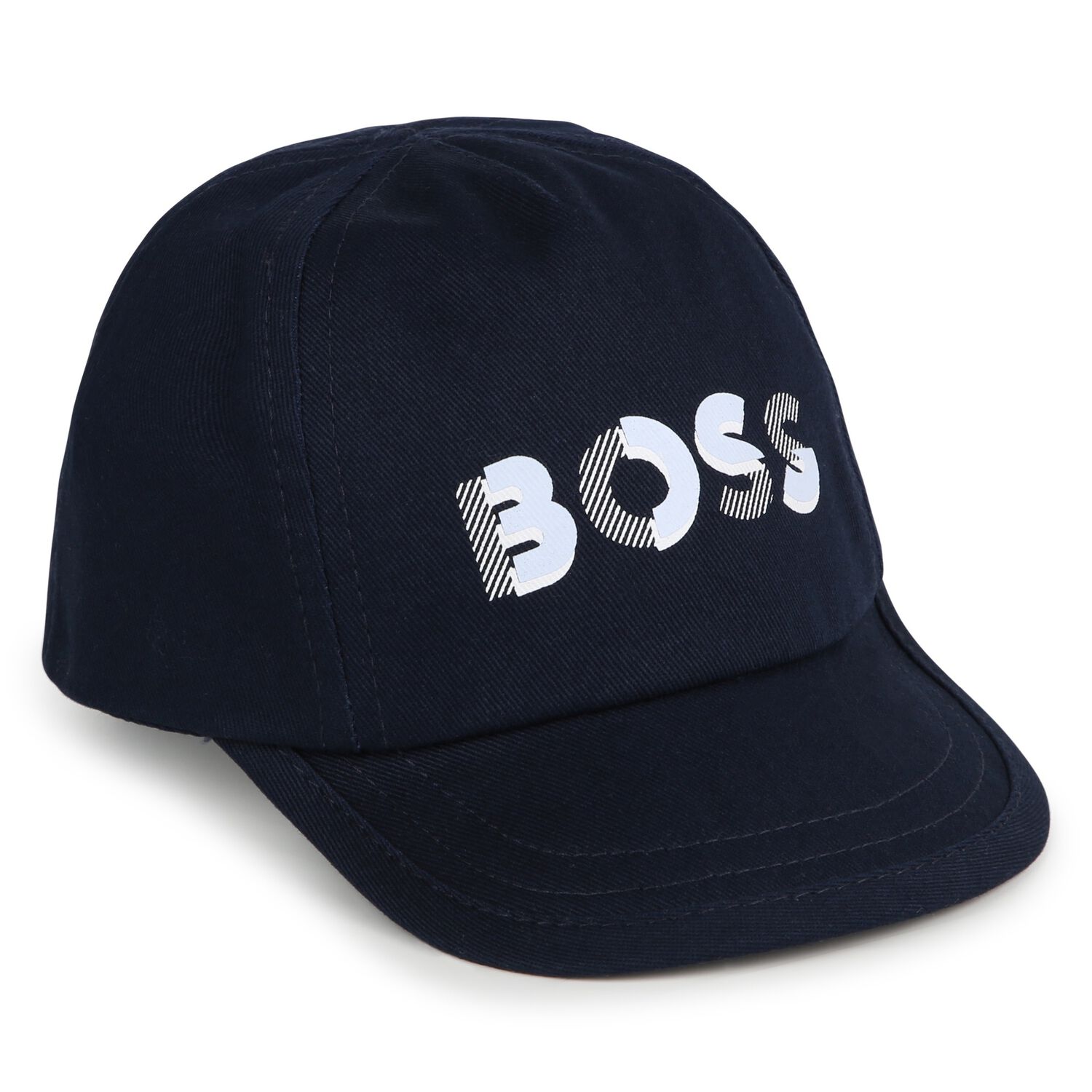 Baby Boys Navy Blue Logo Cap, 2, hi-res image number null
