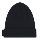 Baby Boys Black Ikonik Karl Knitted Hat, 1, hi-res