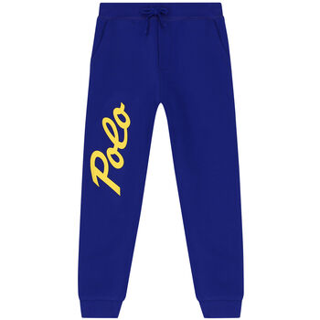 Boys Blue Logo Joggers