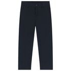 Boys Navy Blue Suit, 1, hi-res