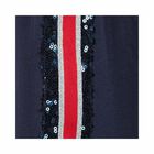 تنورة باللون الكحلي للبنات, 1, hi-res