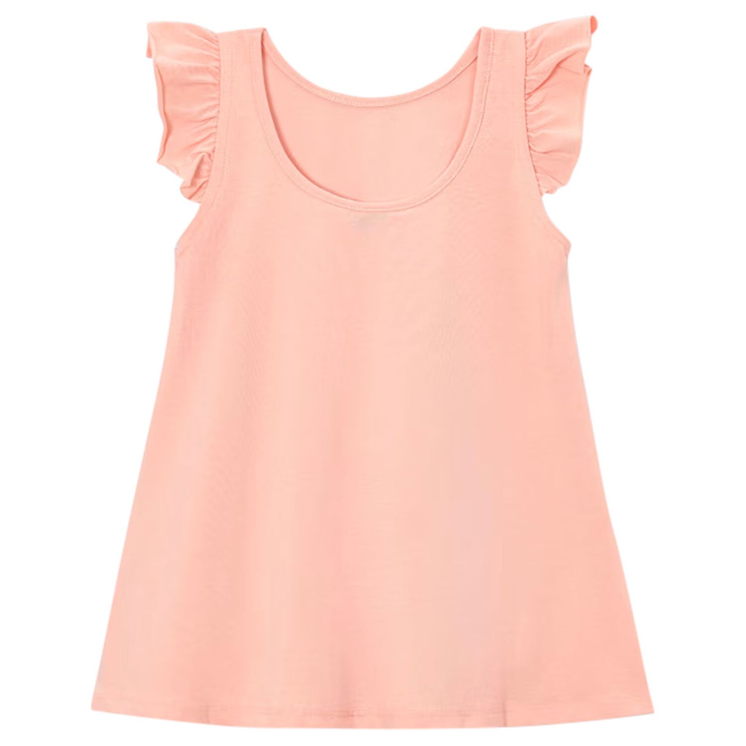 Girls Pink Ruffled Dress, 2, hi-res
