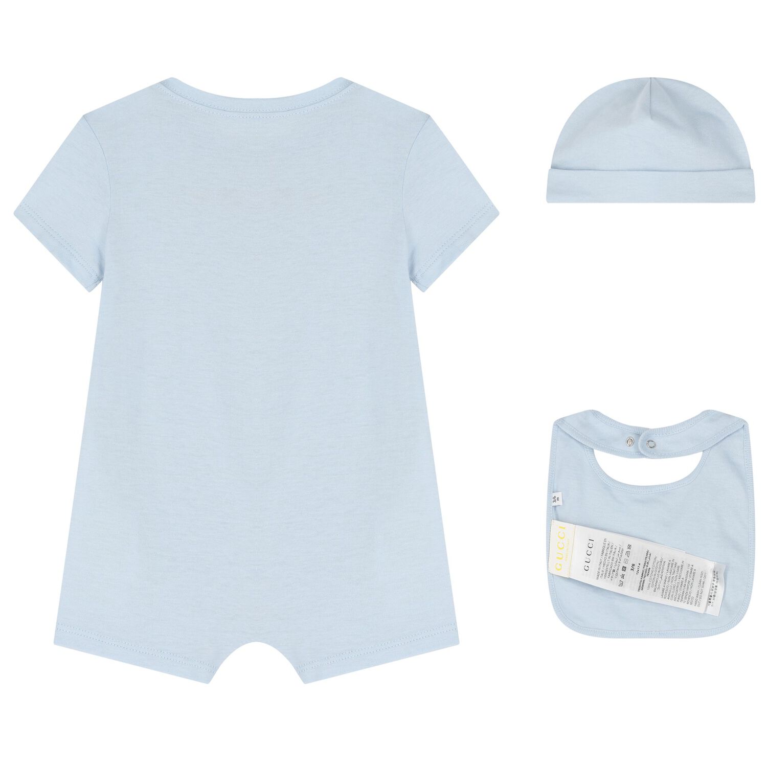 Baby Boys Blue Romper Gift Set, 1, hi-res image number null