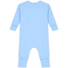 Baby Boys Blue & Beige Romper Gift Set, 2, hi-res