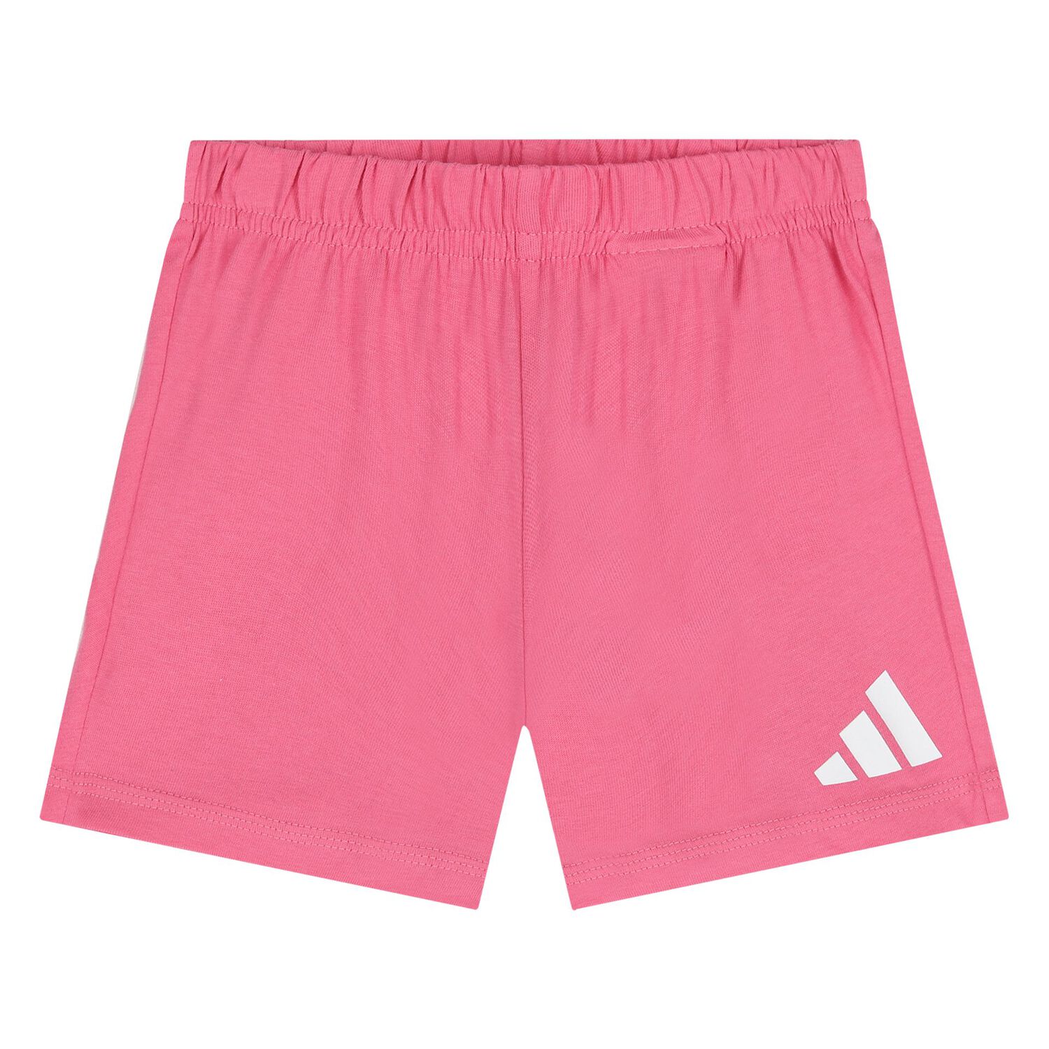 Younger Girls Pink Logo Shorts Set, 1, hi-res