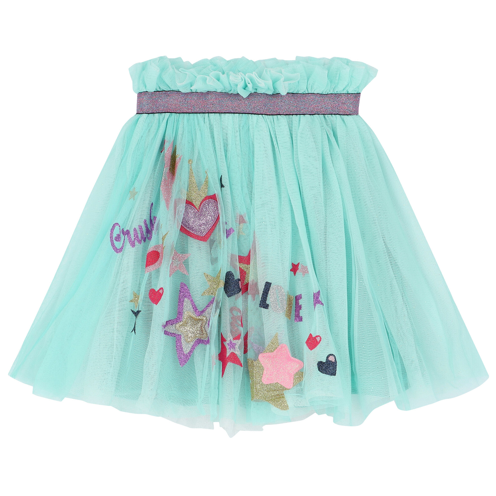 Long tulle skirt aqua green shop