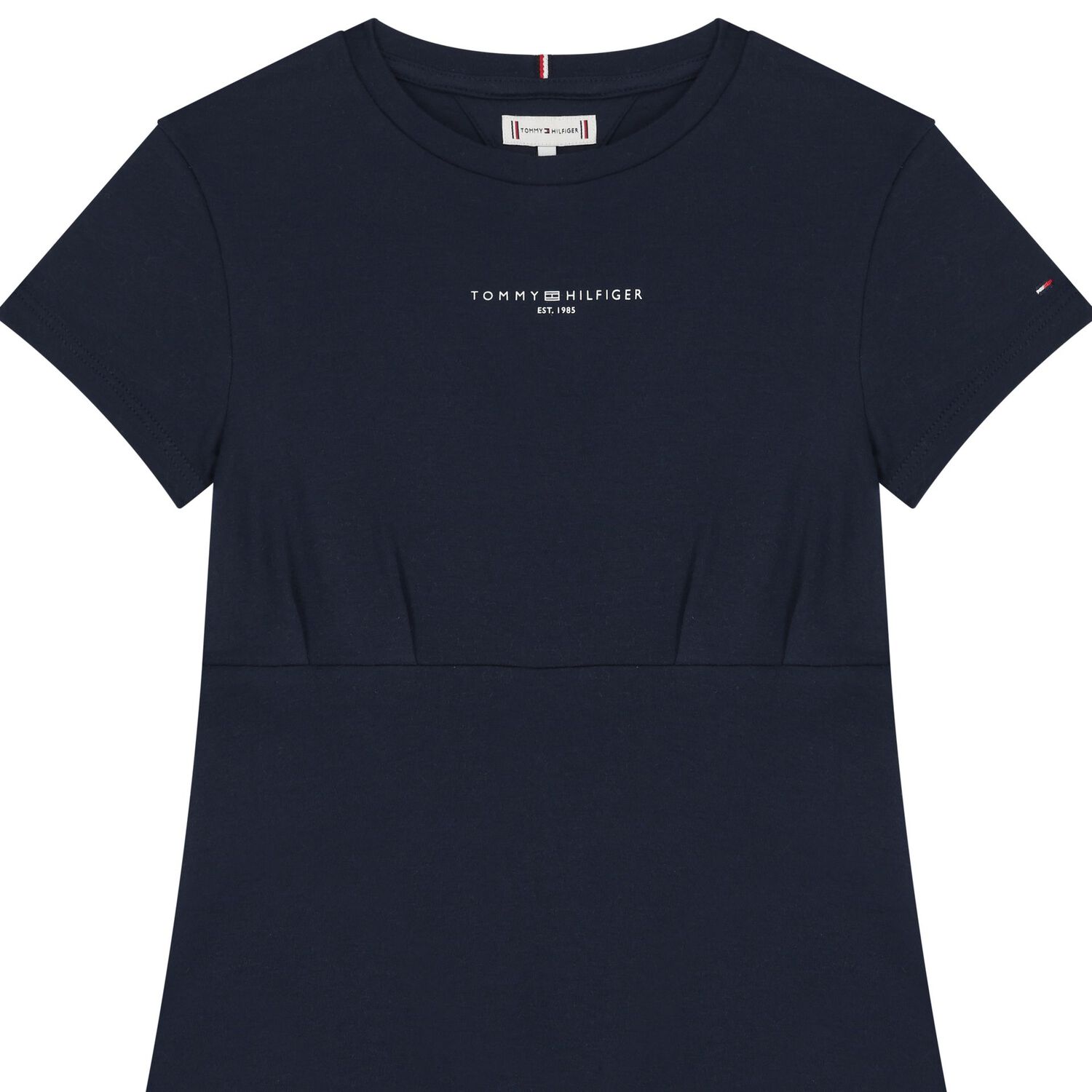  فستان للبنات بالشعار باللون الكحلى, 1, hi-res