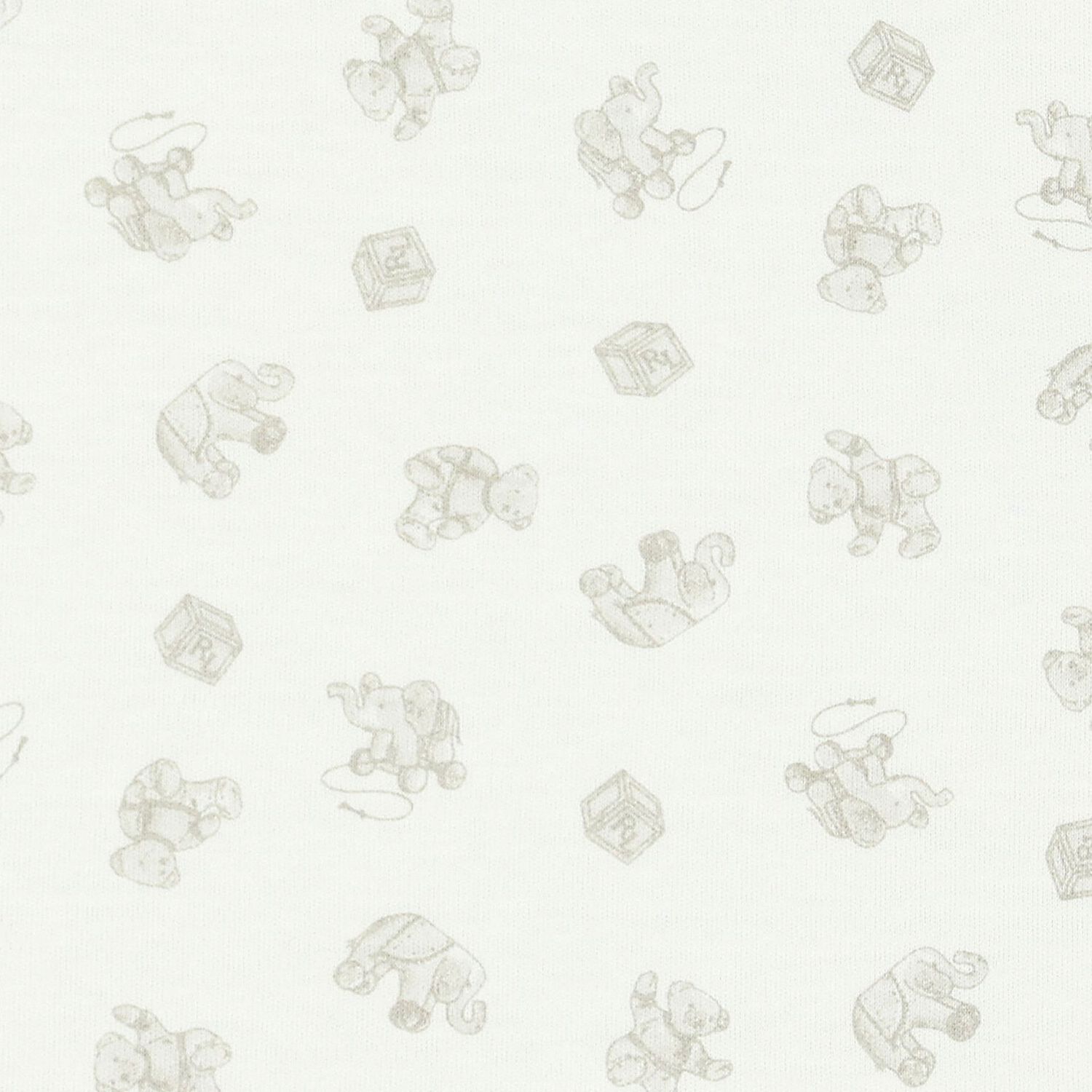 White & Grey Polo Bear Baby Blanket, 1, hi-res image number null